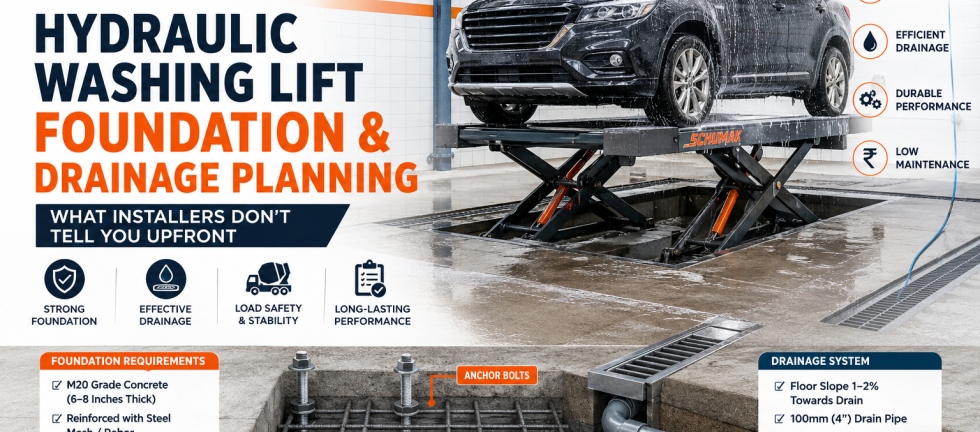 Hydraulic Washing Lift