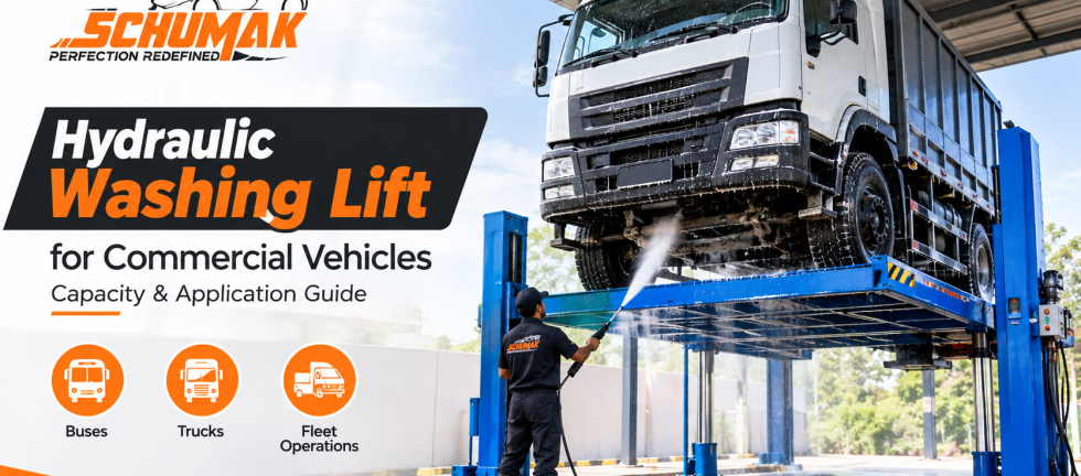 hydraulic car washing lift